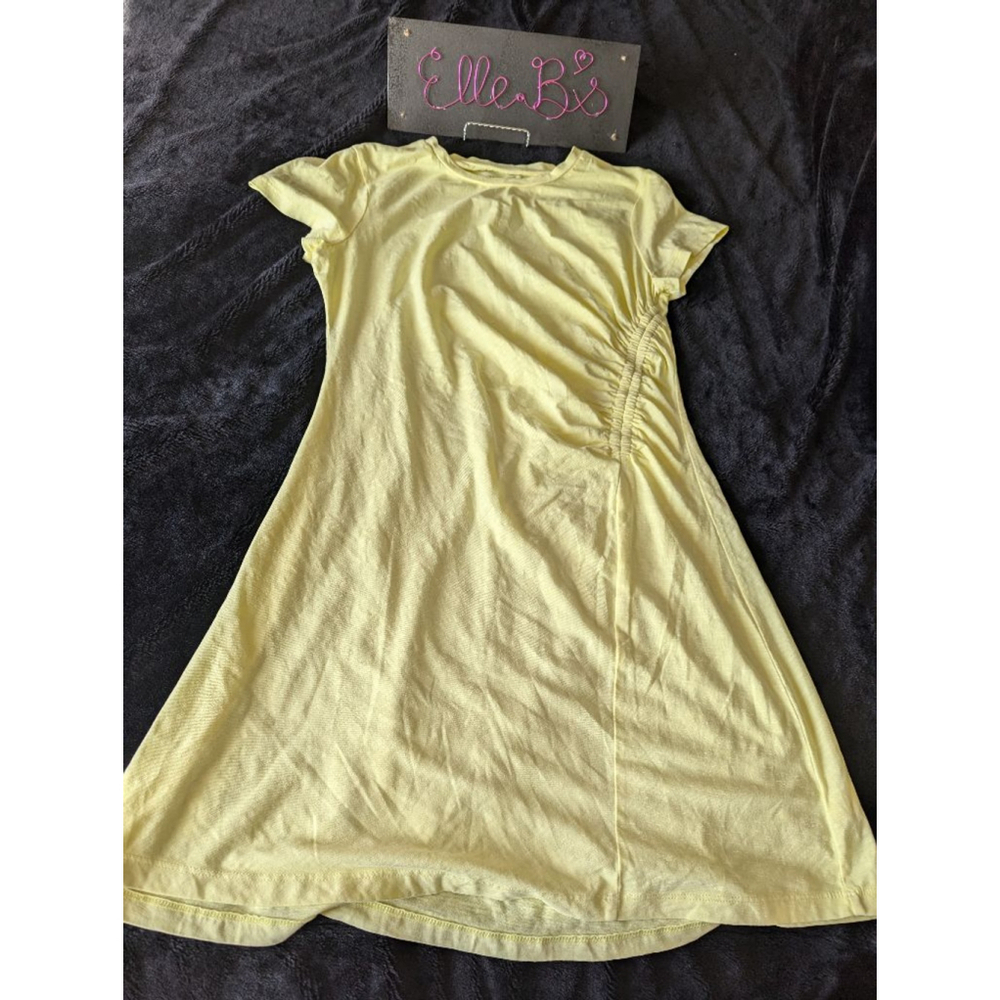 NWOT Universal Thread Yellow Side Rouched Dress L
